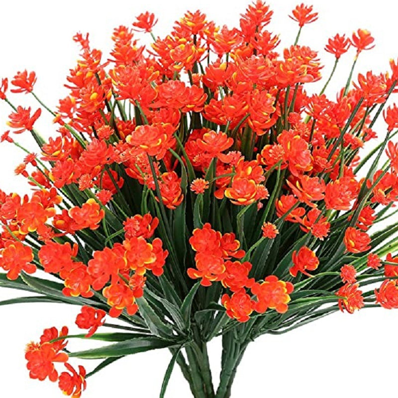 Colorful Outdoor Silk Flower Arrangement