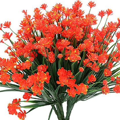 Colorful Outdoor Silk Flower Arrangement