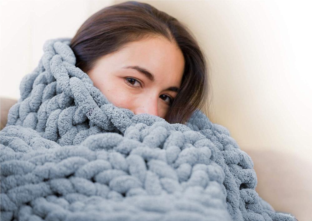 Plush Thick Winter Blanket Cozy Home Decor