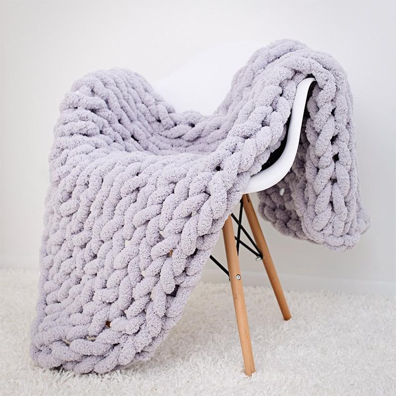 Plush Thick Winter Blanket Cozy Home Decor