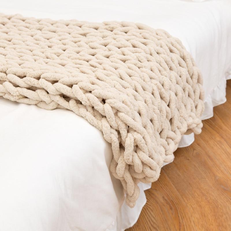 Plush Thick Winter Blanket Cozy Home Decor
