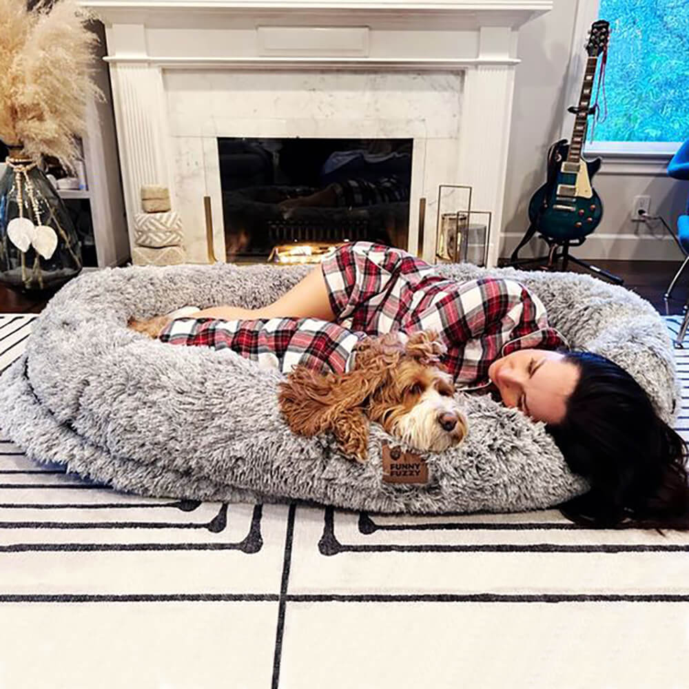 Extra Large Plush Orthopedic Dog Bed