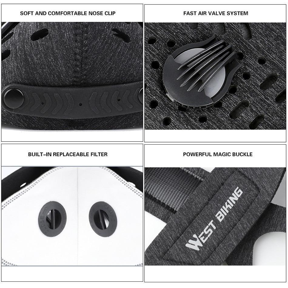 Breathable Face Mask Anti Dust Pollution Cover