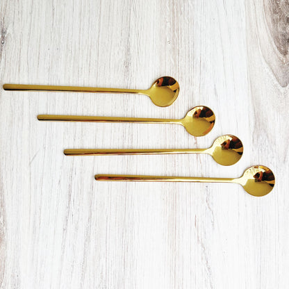 Stylish Coffee & Dessert Spoon Set 4 Pieces - Halri