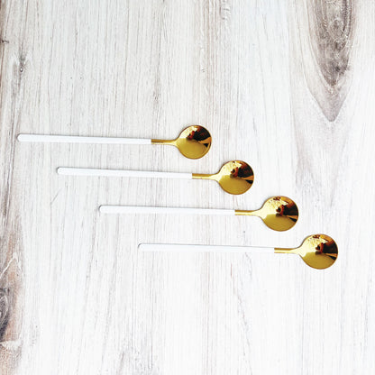 Stylish Coffee & Dessert Spoon Set 4 Pieces