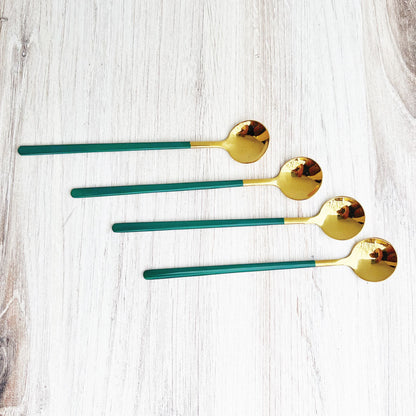 Stylish Coffee & Dessert Spoon Set 4 Pieces
