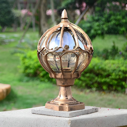 Rustic Antique Style Outdoor Lantern Post Light