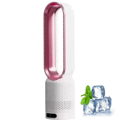 Compact Bladeless Fan with Purifier and Remote