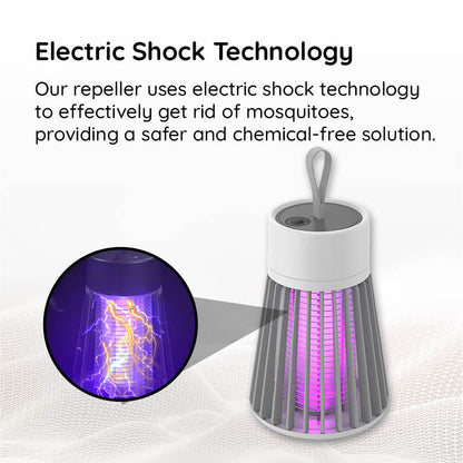 Compact USB Powered Mosquito Killer Lamp with LED Light