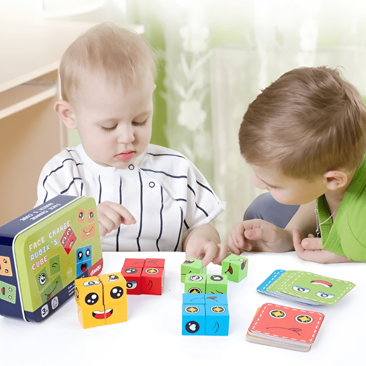 Colorful Emoji Building Block Toy - Halri