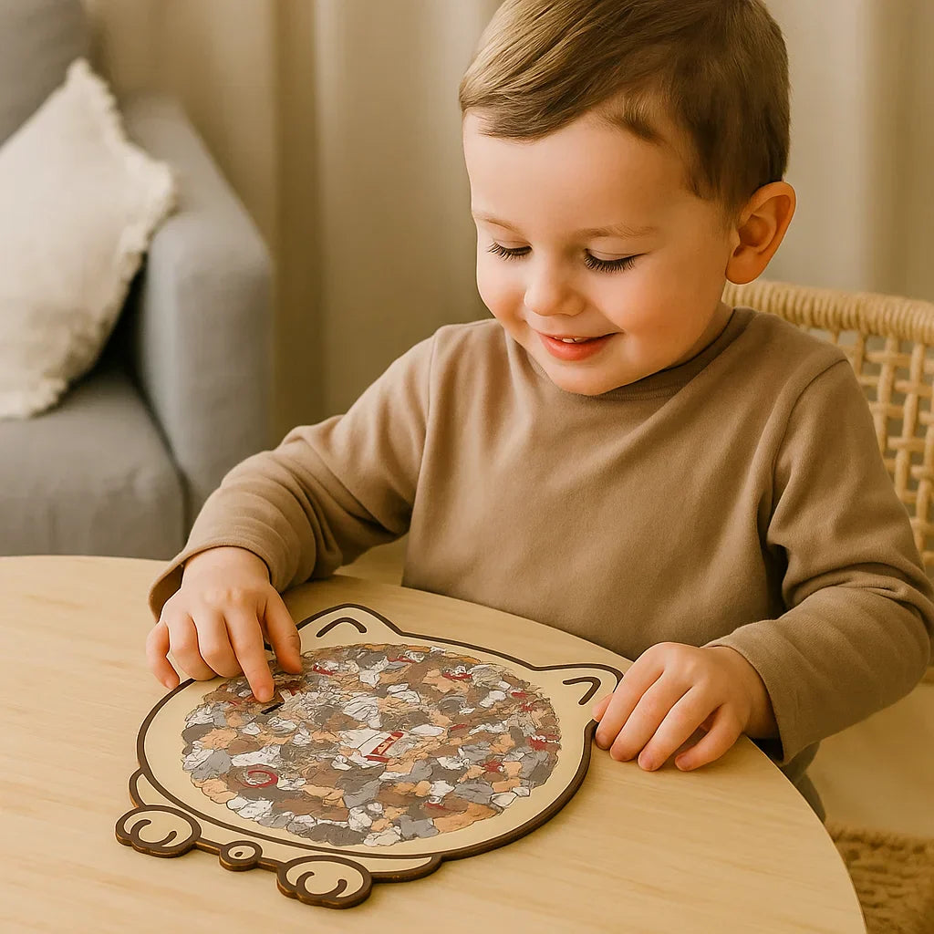 Cat Wooden Jigsaw Puzzle Toy - Halri