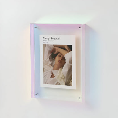 Vibrant Glass Picture Frame – Modern Display