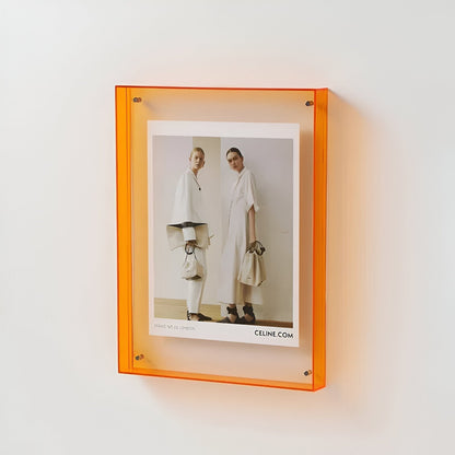 Vibrant Glass Picture Frame – Modern Display