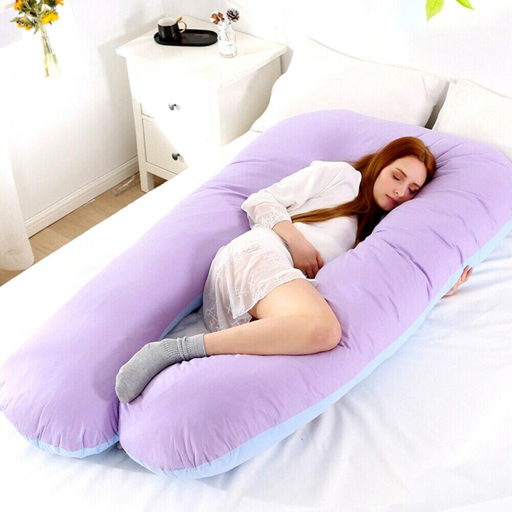 Comfortable Pregnancy Body Pillow for Back Support and Sleep - Halri