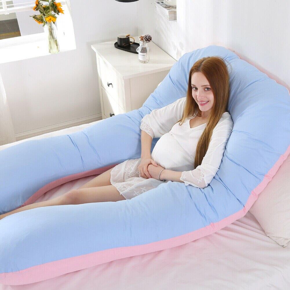 Comfortable Pregnancy Body Pillow for Back Support and Sleep
