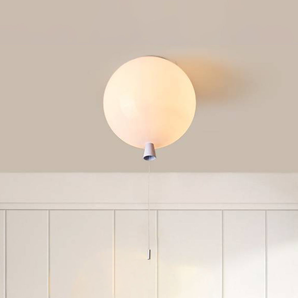 Slim Contemporary LED Globe Ceiling Light