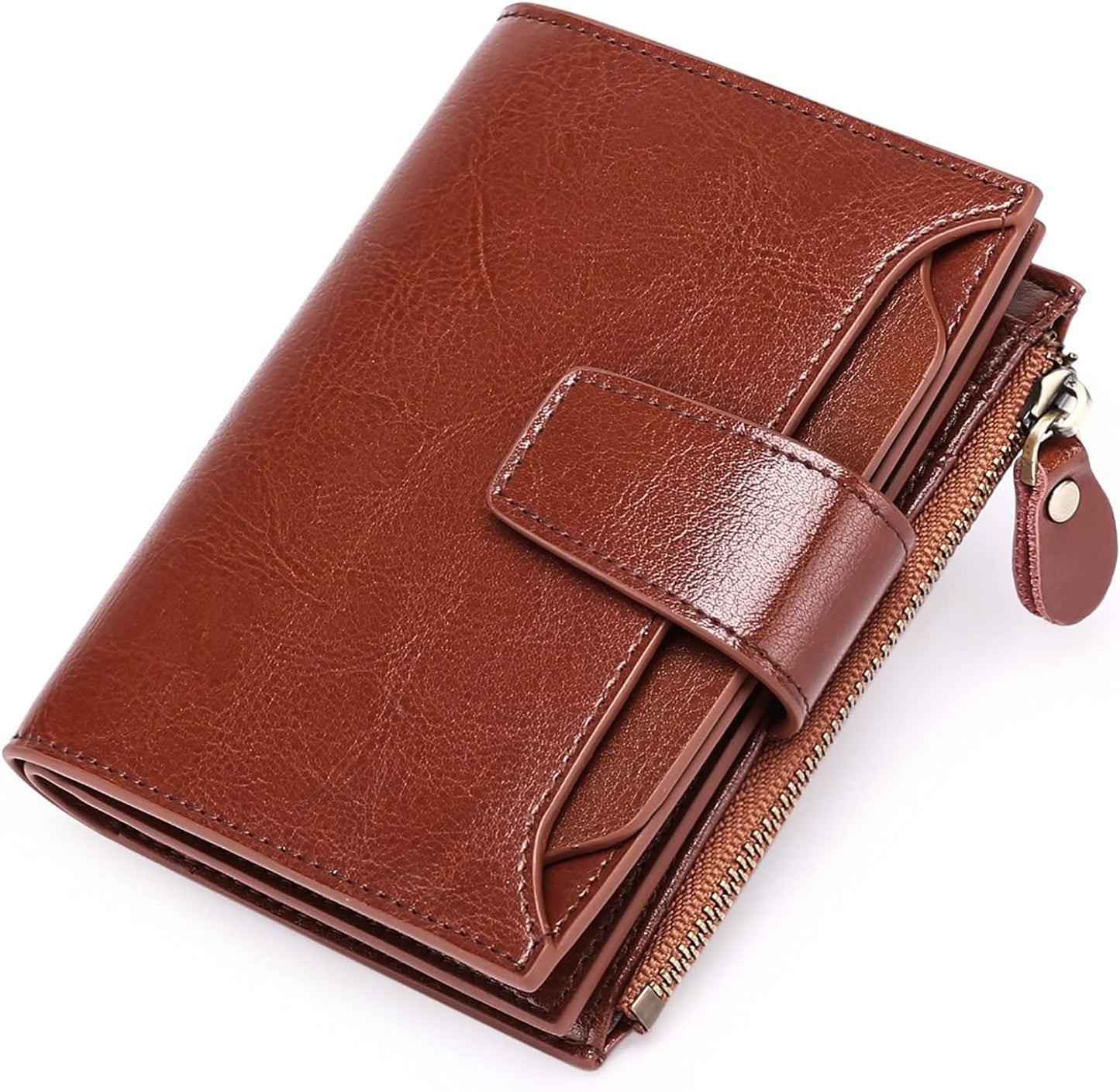 Slim Real Leather RFID Secure Travel Wallet - Halri