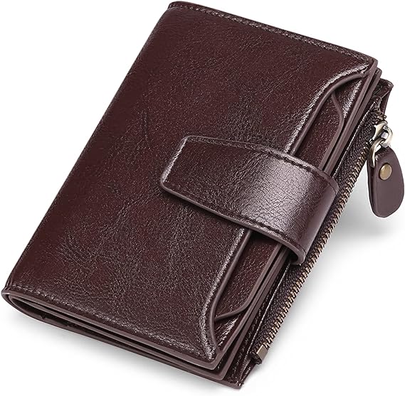 Slim Real Leather RFID Secure Travel Wallet