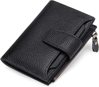 Slim Real Leather RFID Secure Travel Wallet