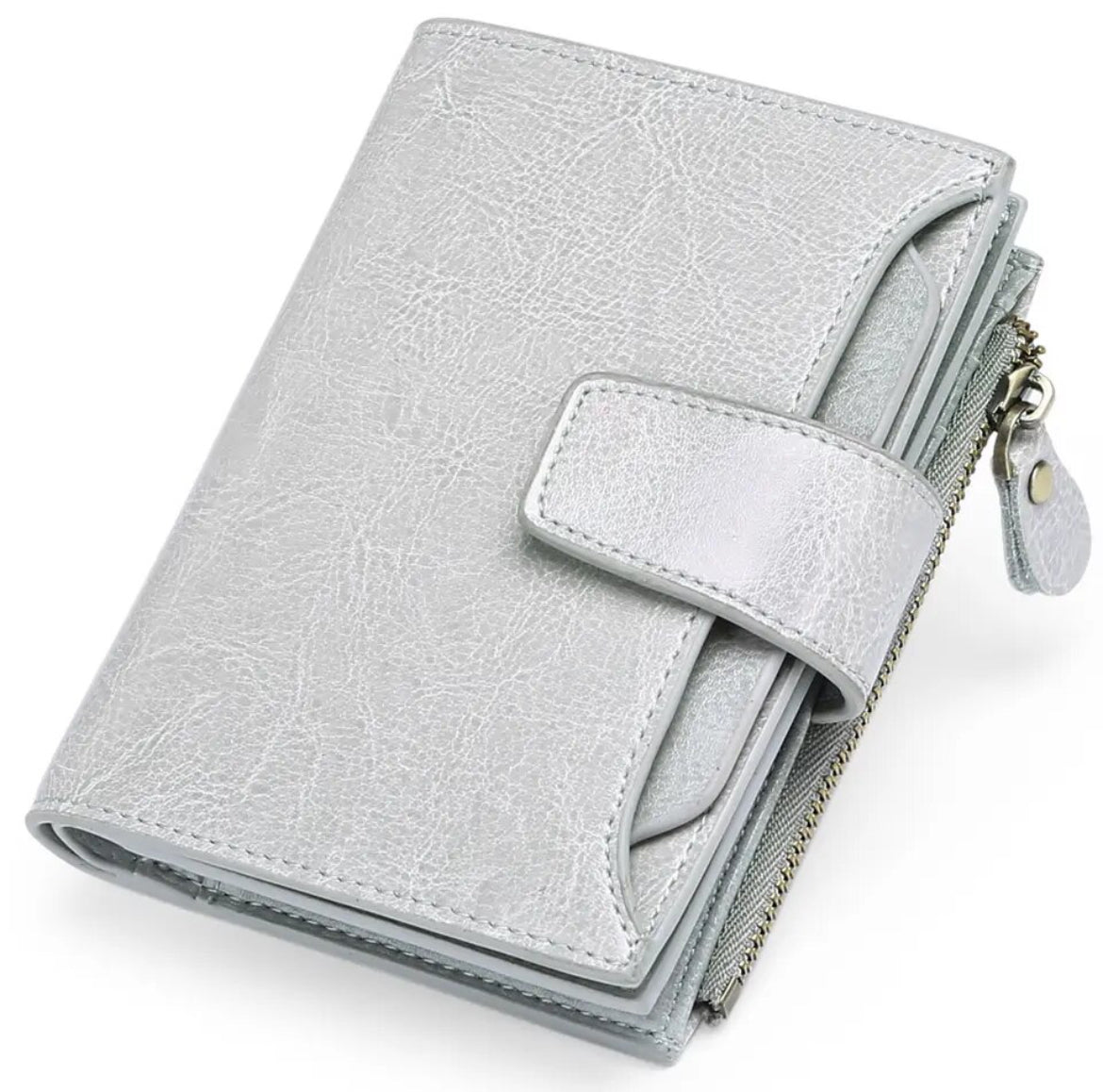 Slim Real Leather RFID Secure Travel Wallet