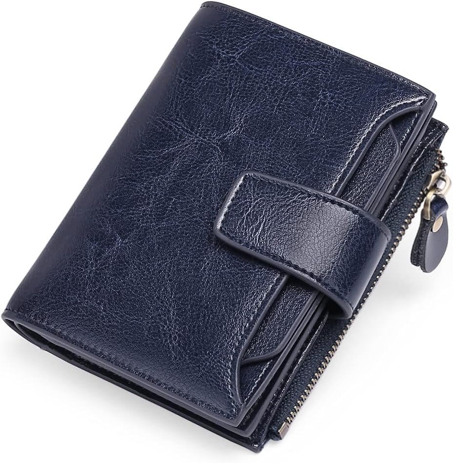 Slim Real Leather RFID Secure Travel Wallet
