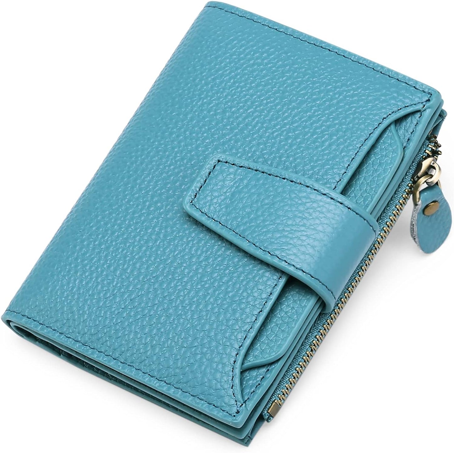 Slim Real Leather RFID Secure Travel Wallet
