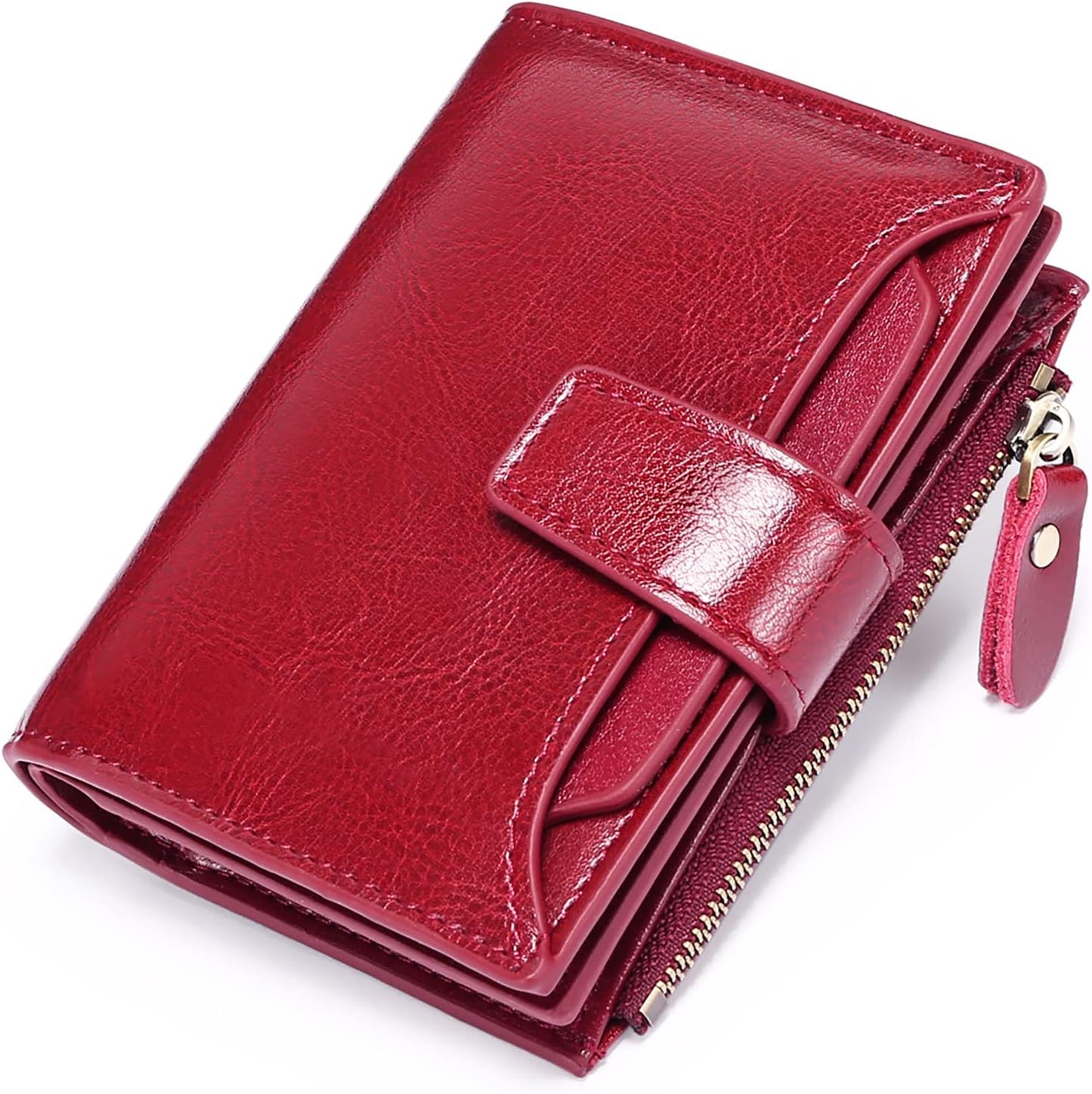 Slim Real Leather RFID Secure Travel Wallet