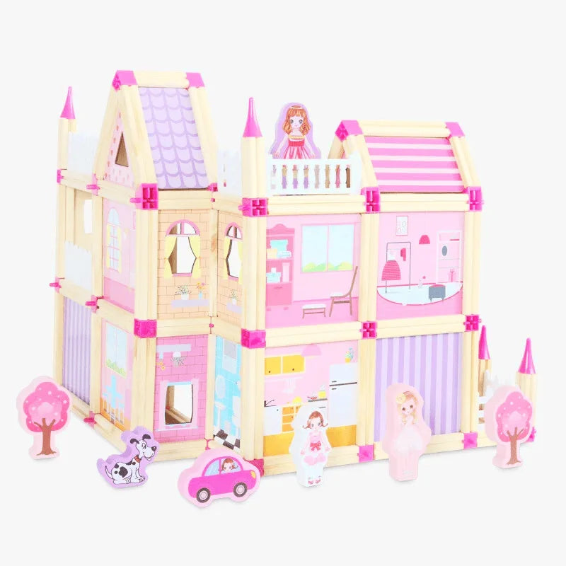Classic Wooden Building Block Set