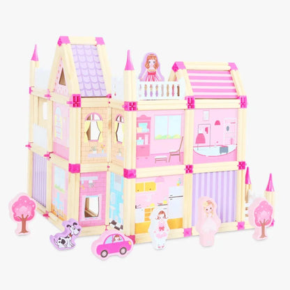 Classic Wooden Building Block Set