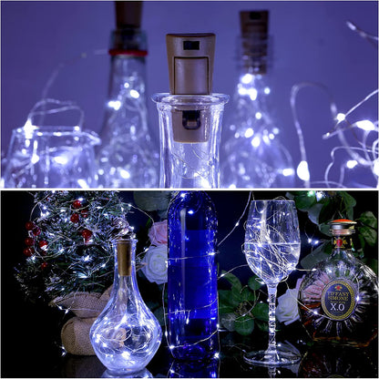 Mini Wine Bottle String Lights with Fairy LEDs