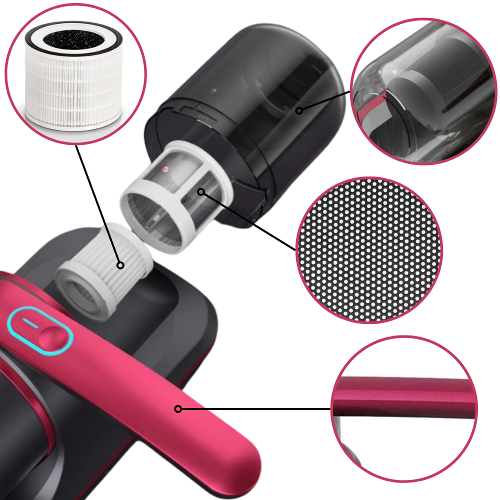 Portable Handheld UV Vacuum Cleaner for Dust Mites