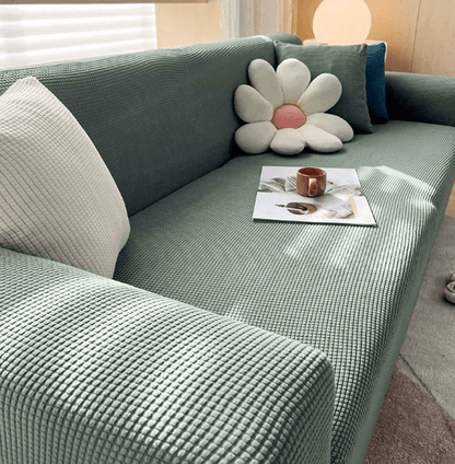 Cozy Jacquard Sofa Slipcover with Grip Bottom - Halri