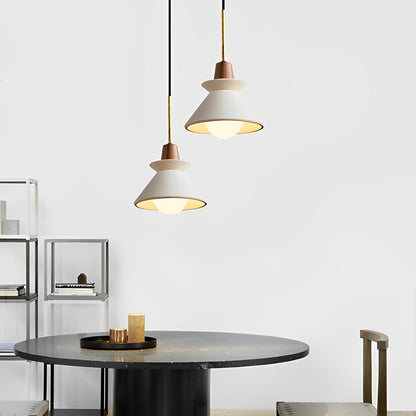 Unique Wooden Pendant Light Fixture - Halri