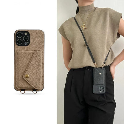 Stylish Leather Phone Purse Case - Halri