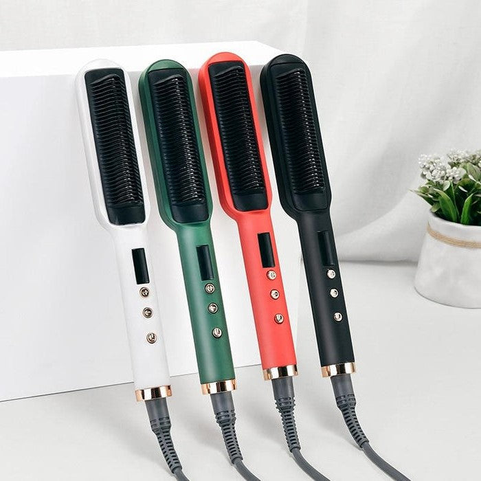 Glamour Hair Smoothing Straightening Brush - Halri