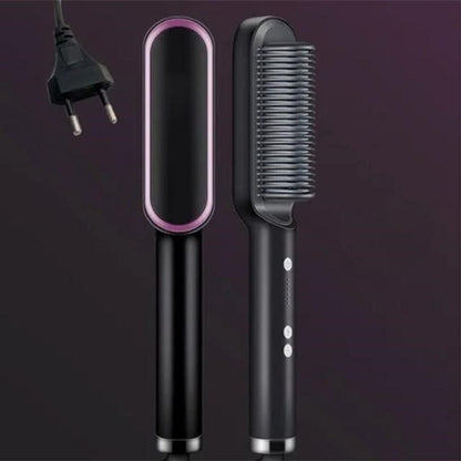 Glamour Hair Smoothing Straightening Brush