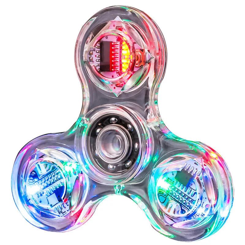 Colorful Glow LED Fidget Spinner Toy - Halri