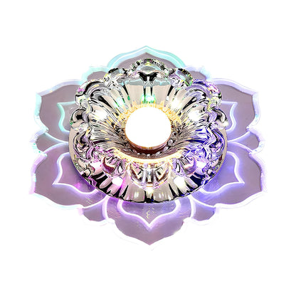 Luxurious Crystal LED Ceiling Light Modern Style