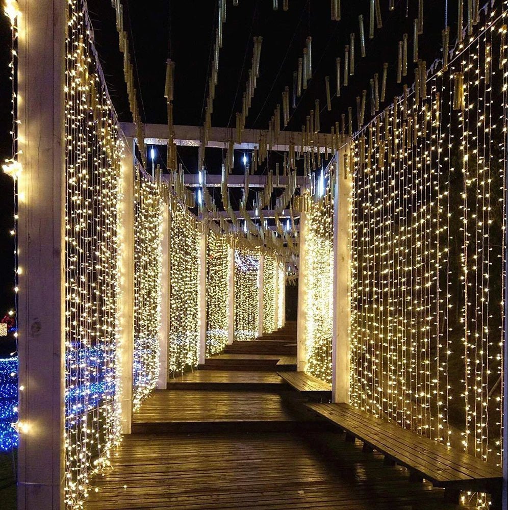 Colorful String Holiday Window Lights - Halri