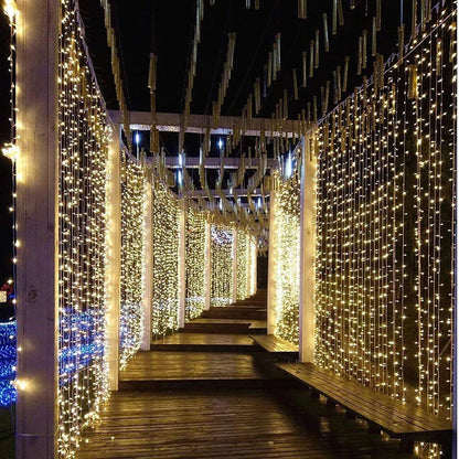 Colorful String Holiday Window Lights - Halri