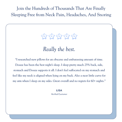 Comfortable Memory Foam Pillow for Side Sleepers