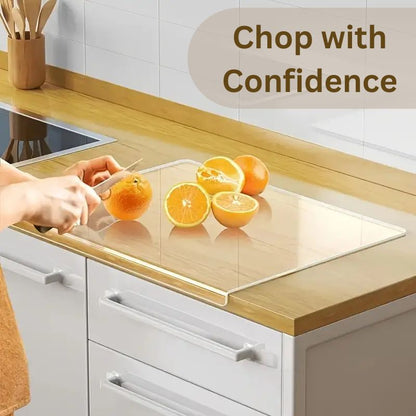 Easy Clean Cutting Board with Non Slip Edge