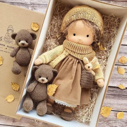 Soft Plush Handmade Winter Doll Toy