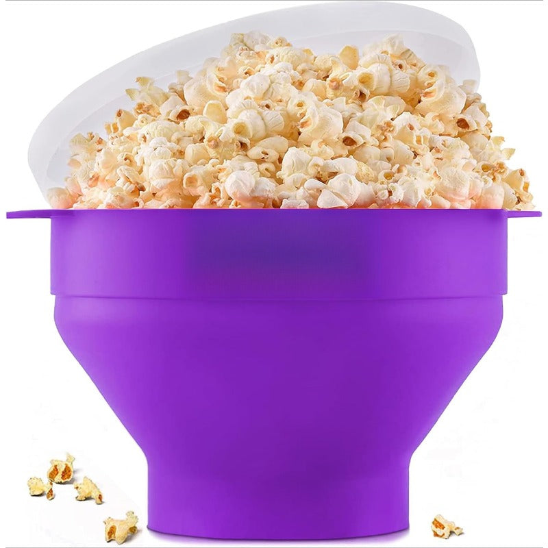 Compact Easy Microwave Popcorn Maker