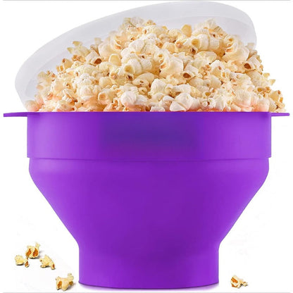 Compact Easy Microwave Popcorn Maker