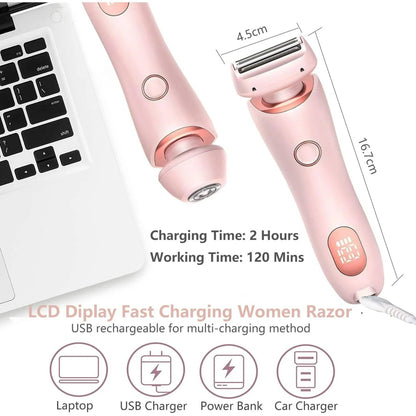 Ladies Rechargeable Razor Shaver