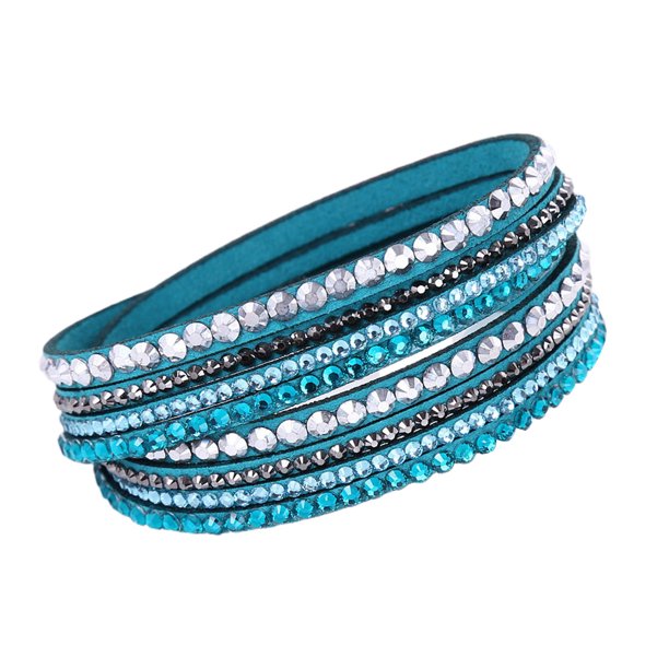 Halri | Layered Ladies Rhinestone Fashion Bracelet