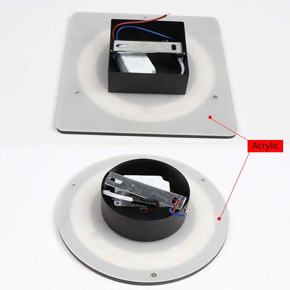 Slim Outdoor LED Wall Light Up Down Exterior Lamp