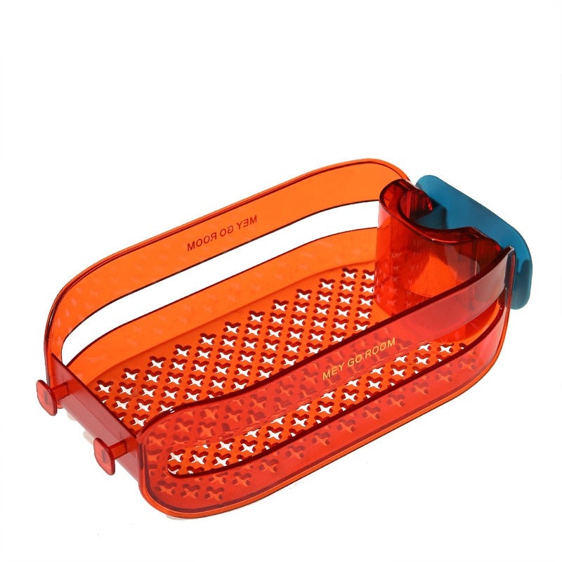 Space Saving Sink Caddy Sponge Holder Organizer