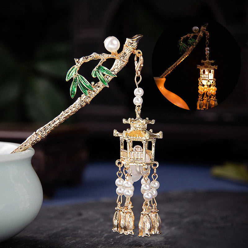 Vintage Inspired Hairpin Lantern Clips